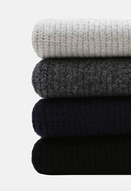 Zipper Cashmere Pullover