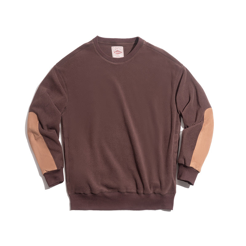 Spliced Fleece Sweater