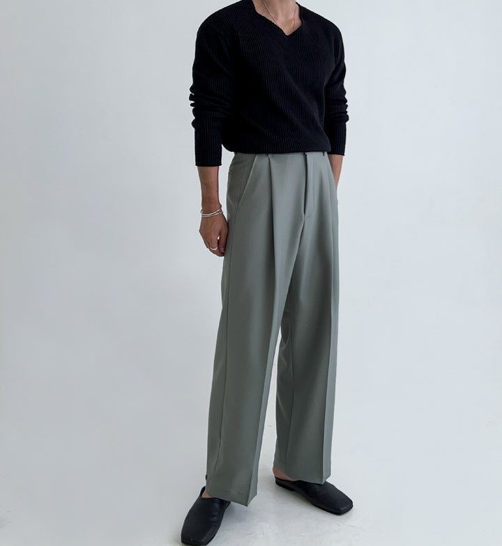 Pleated Drape Trousers