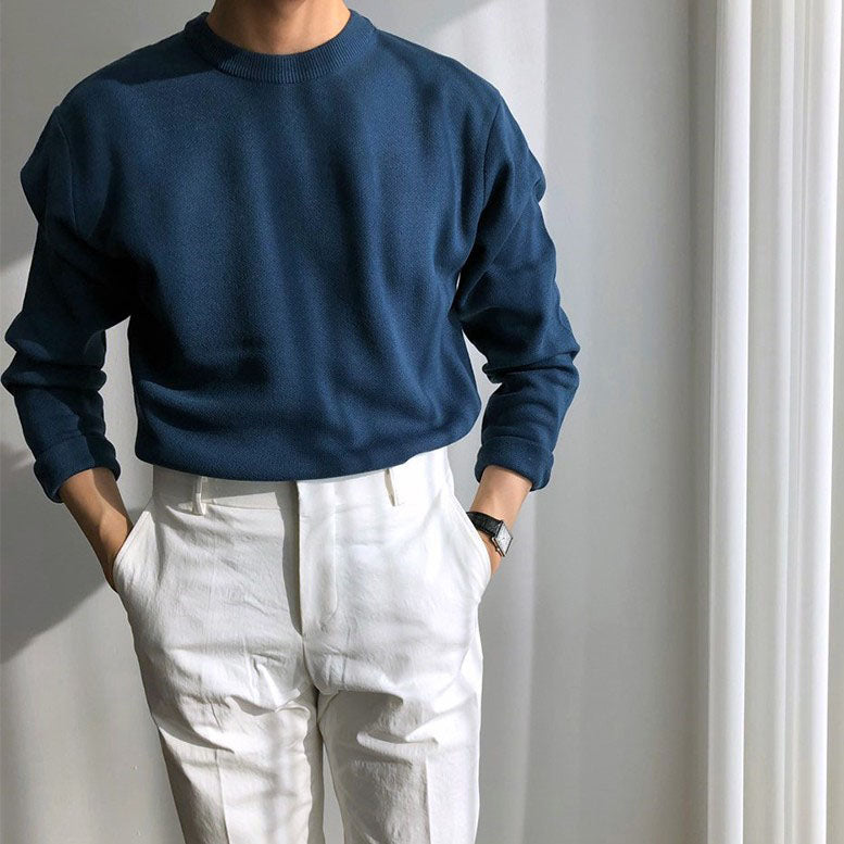 All-Match Wool Knit Pullover