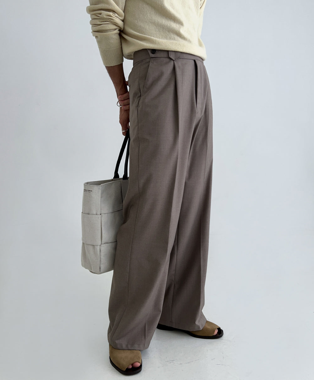 Belted Casual Pants