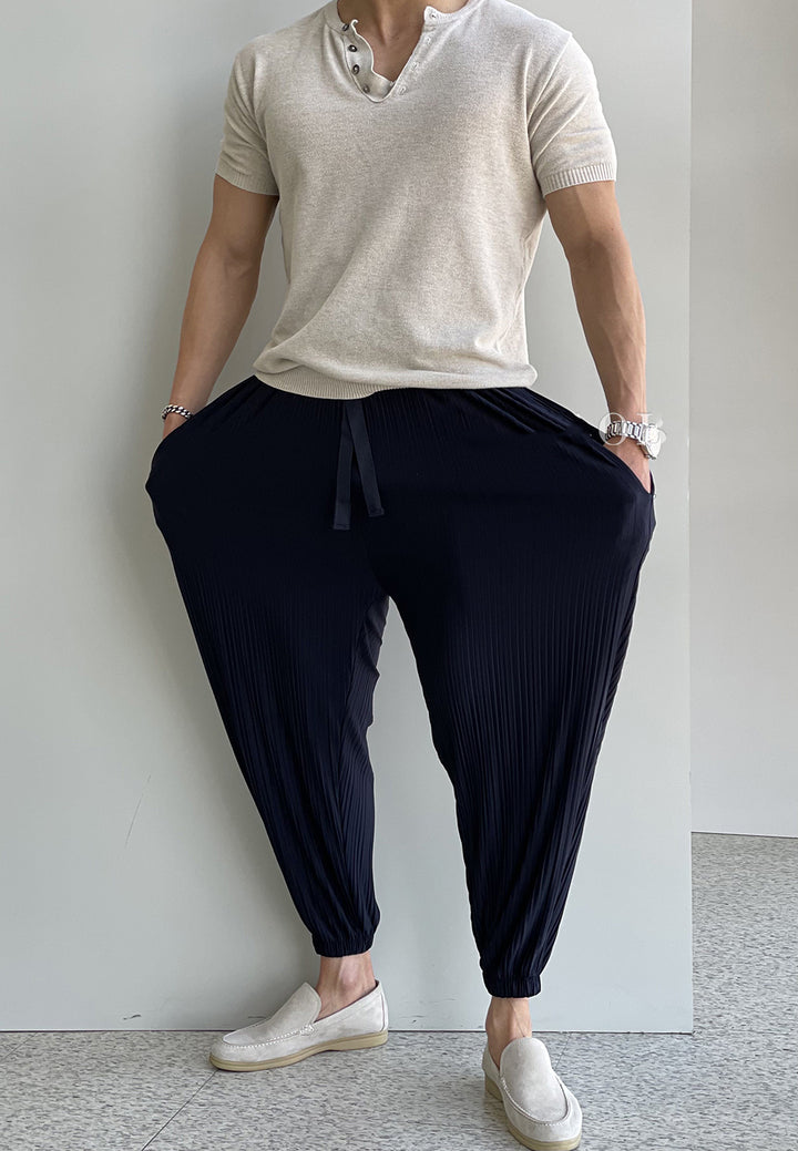 Pleated Drape Trousers