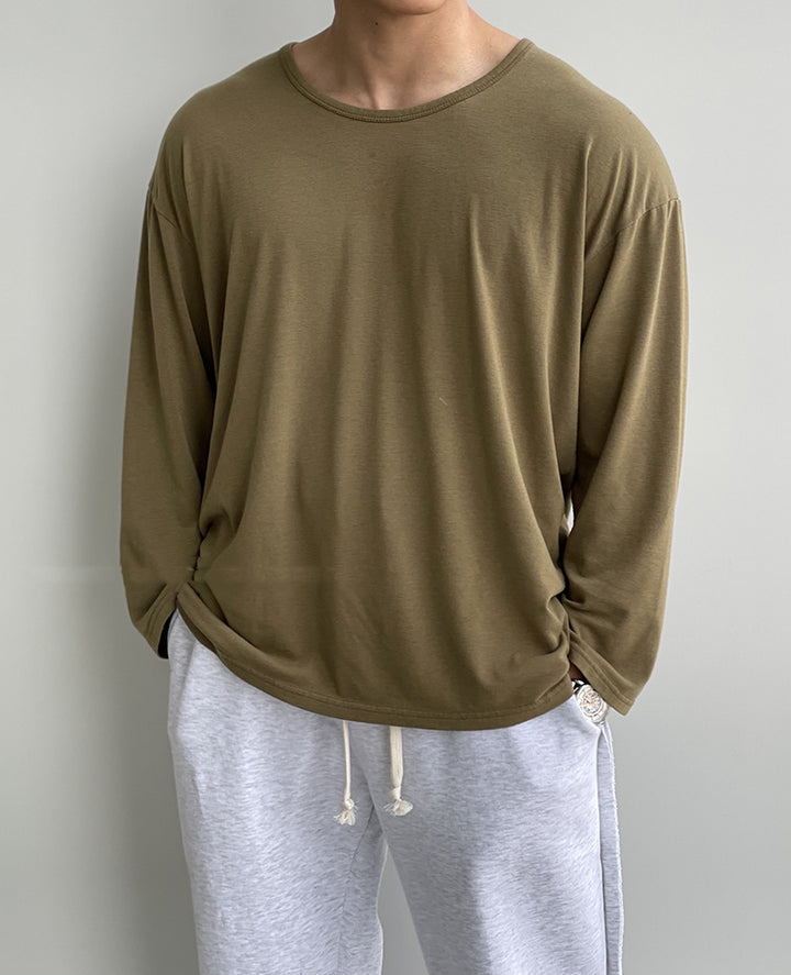 Korean Loose Shoulder T-Shirt