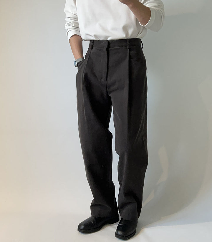 Twill Cotton Trousers