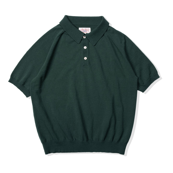 Knitted Cotton Polo T-Shirt