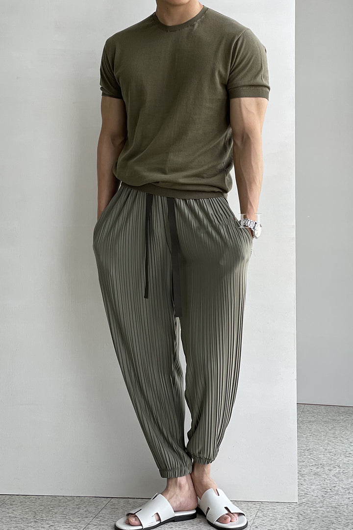 Pleated Drape Trousers