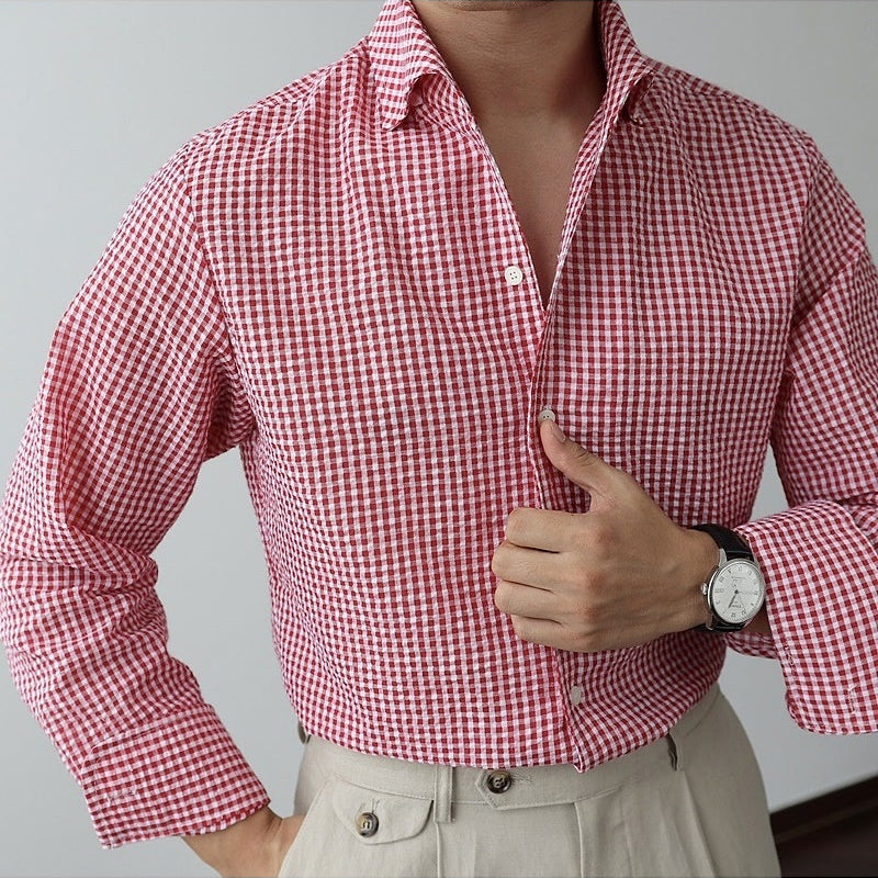 Plaid Iron-Free Shirt