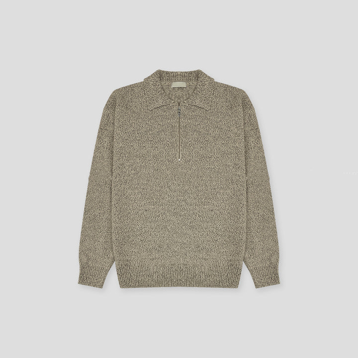 Knit Polo Sweater