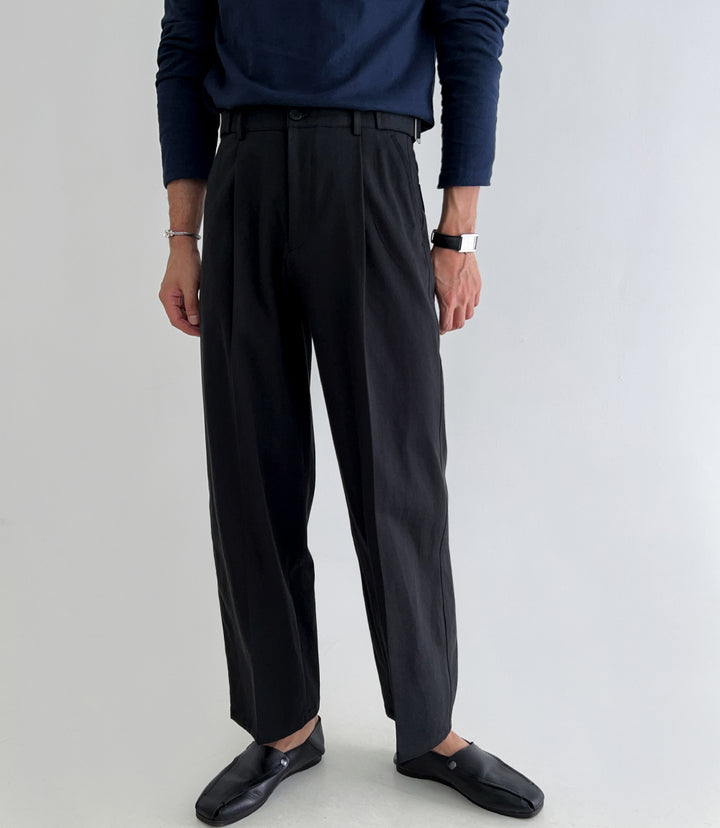 Cotton Nine-Point Pants