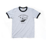 Print Animal Cotton Round Neck Male Youth T-shirt