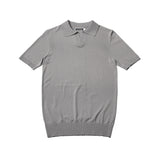 Hemp Cool Slim Lapel Short Sleeves T-shirts