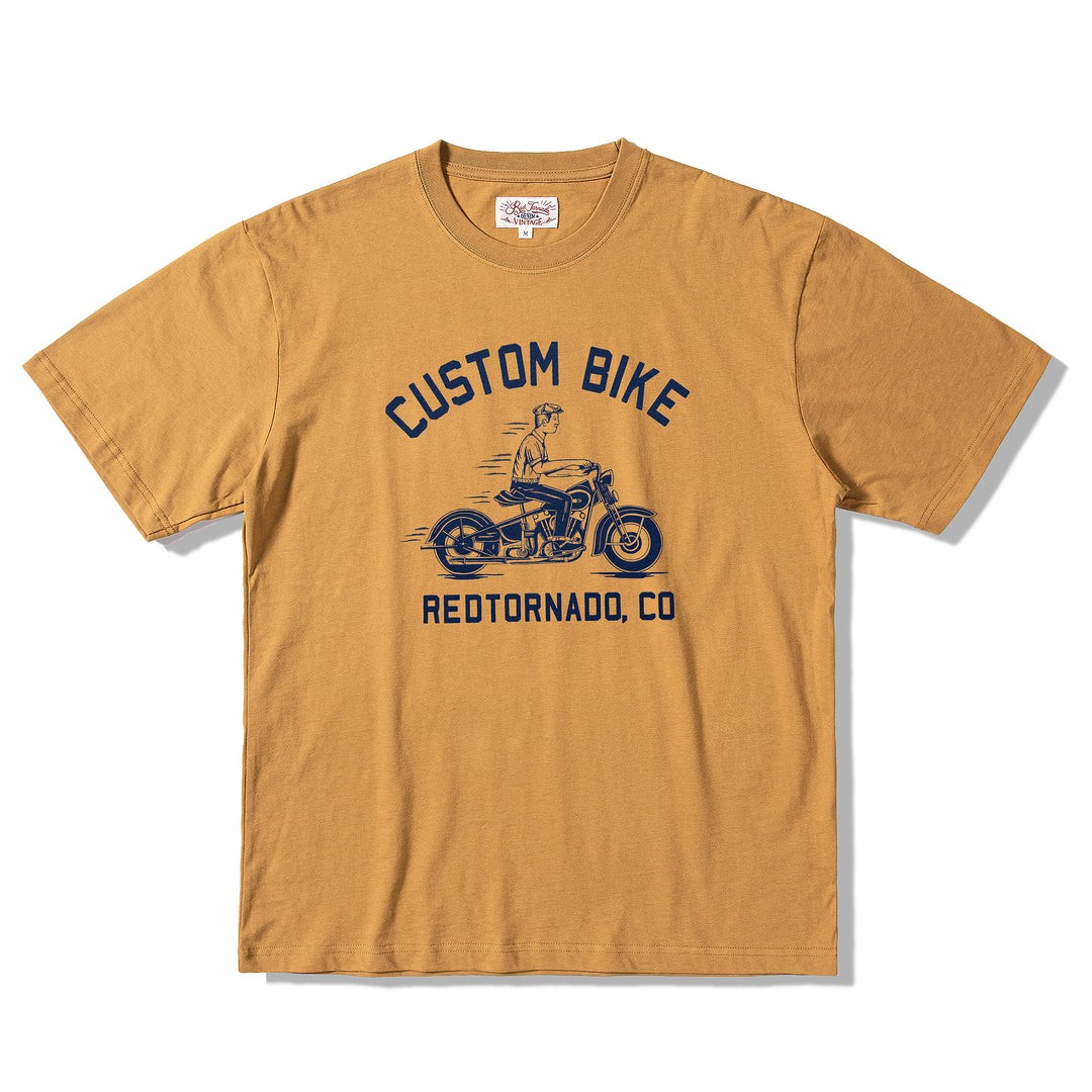 Motorcycle Print T-Shirt