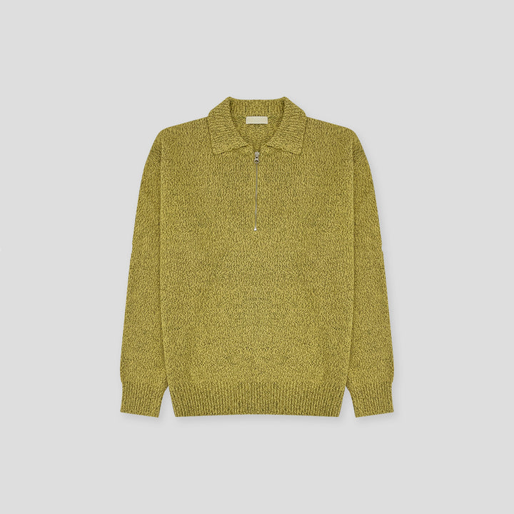 Knit Polo Sweater