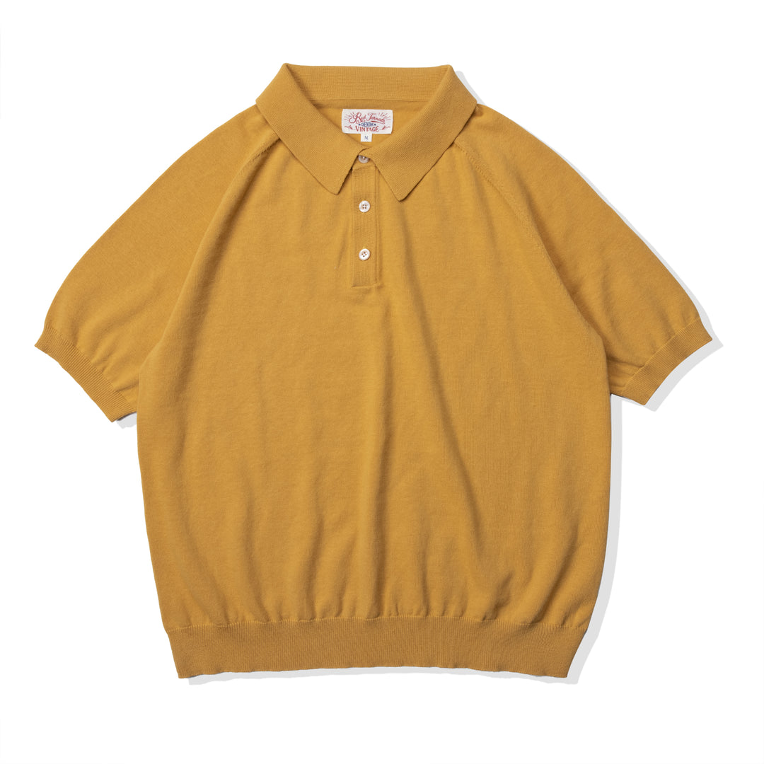 Knitted Cotton Polo T-Shirt