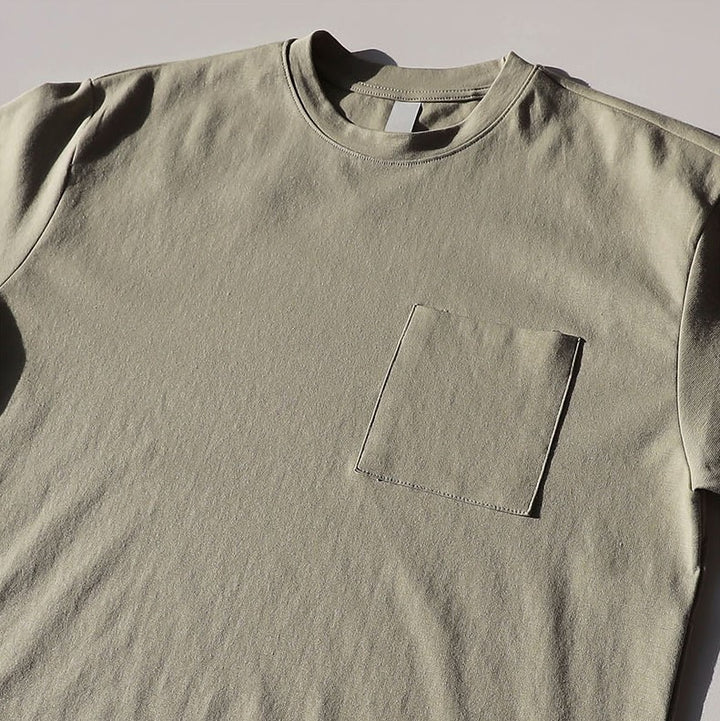 Round Neck Pocket T-Shirt