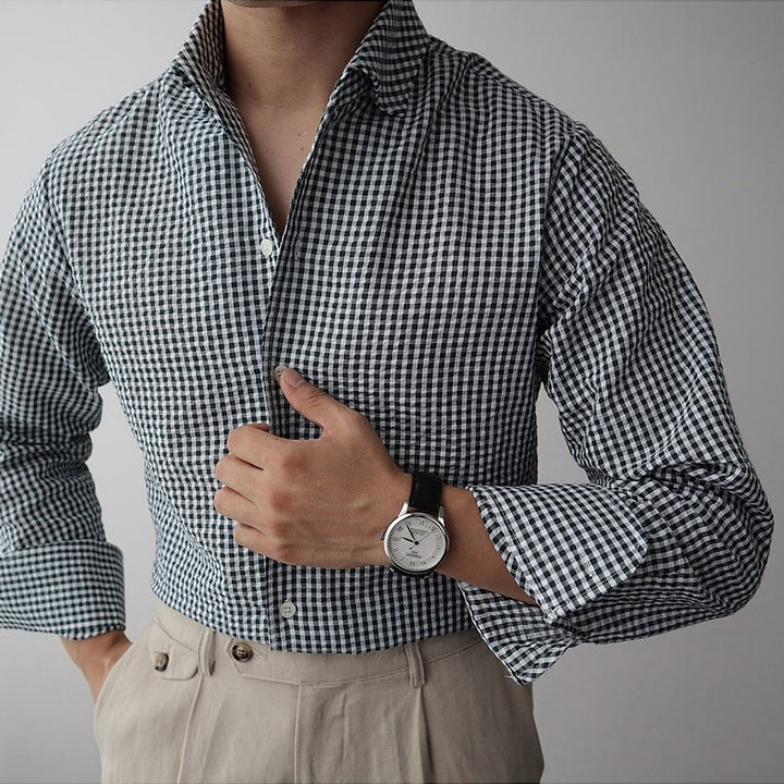 Plaid Iron-Free Shirt