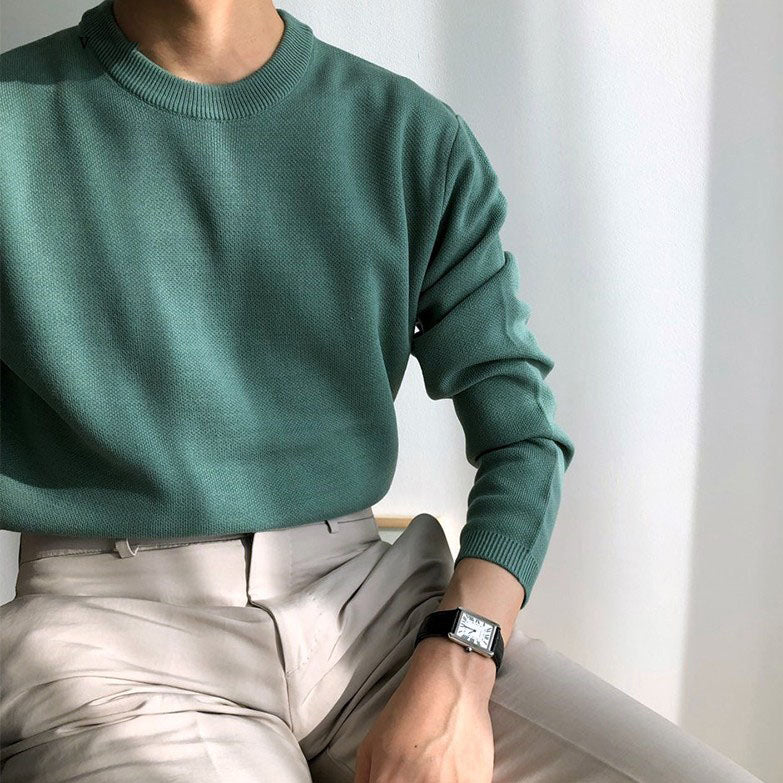 All-Match Wool Knit Pullover