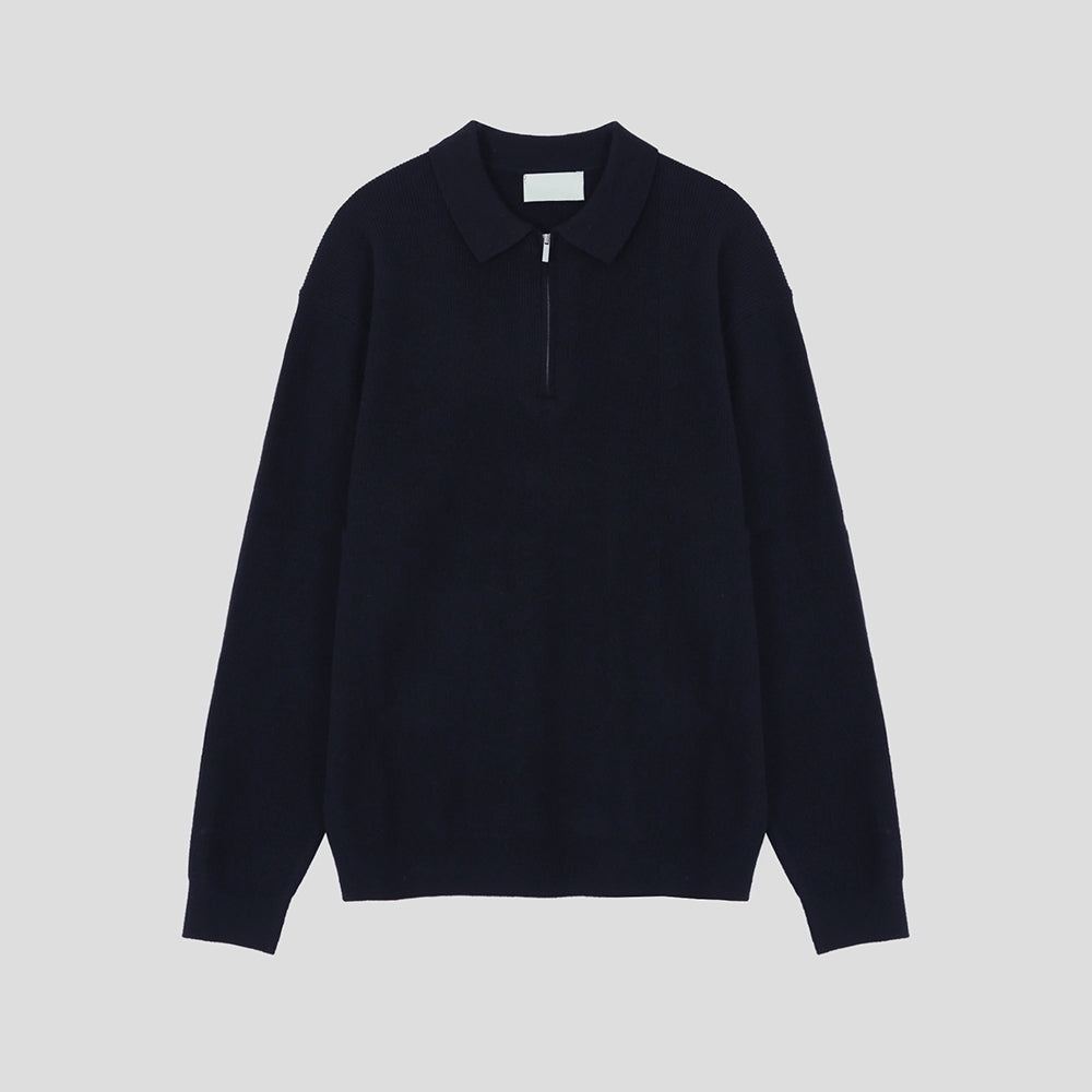 Cashmere Half-Zip Sweater