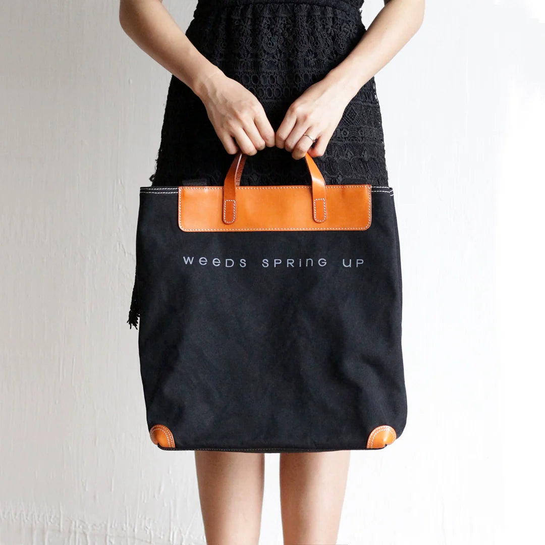 Canvas Leather Tote