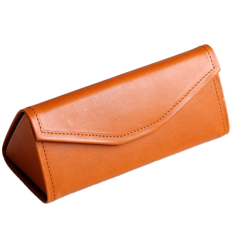 Tanned Leather Sunglasses Case