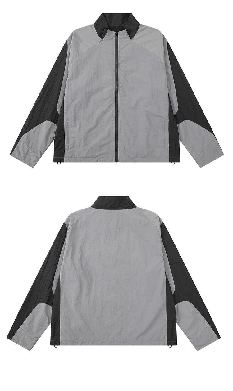 Patchwork Nylon Jacket