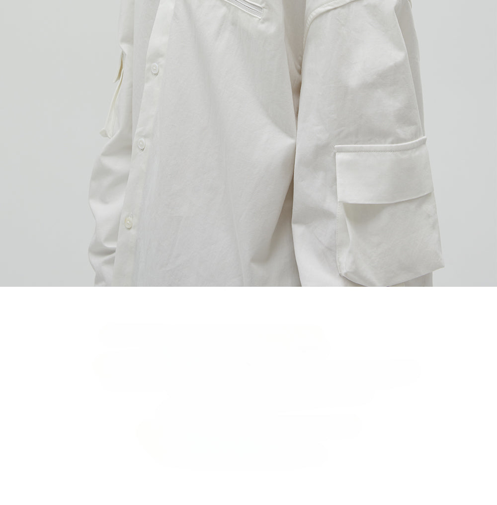 Classic White Shirt Jacket