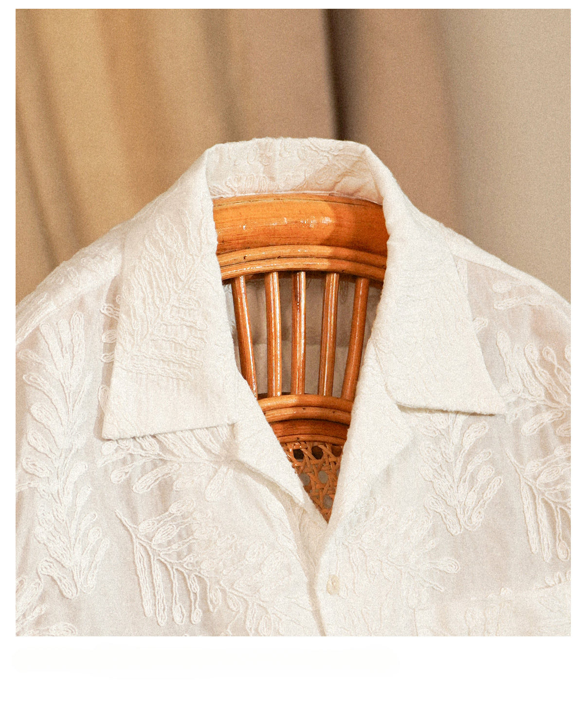 人文 C.O.B. Italian Collar Shirt Italian Style One-piece Collar Long Sleeve Shirt – Marini