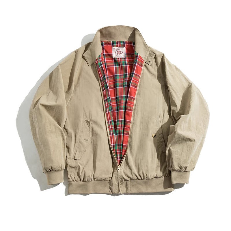 Stand Collar Harrington Jacket