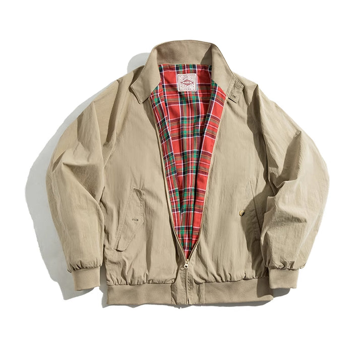 Stand Collar Harrington Jacket