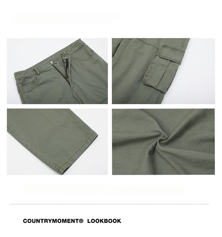 Panelled Cargo Trousers