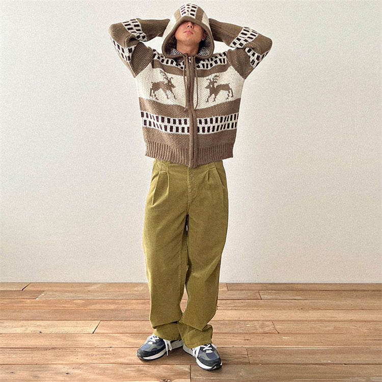 Corduroy Wide Pants