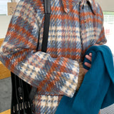 Loose Mid-Length Casual Woolen Coat