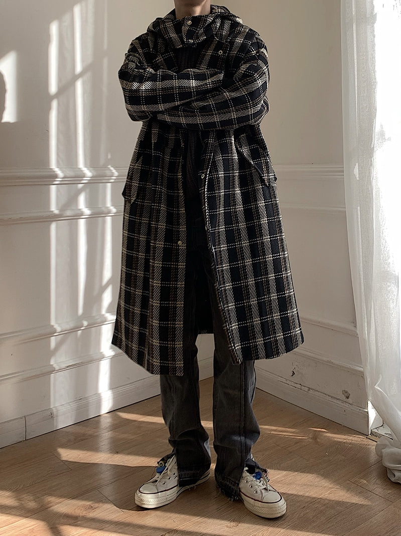 Checked Overcoat