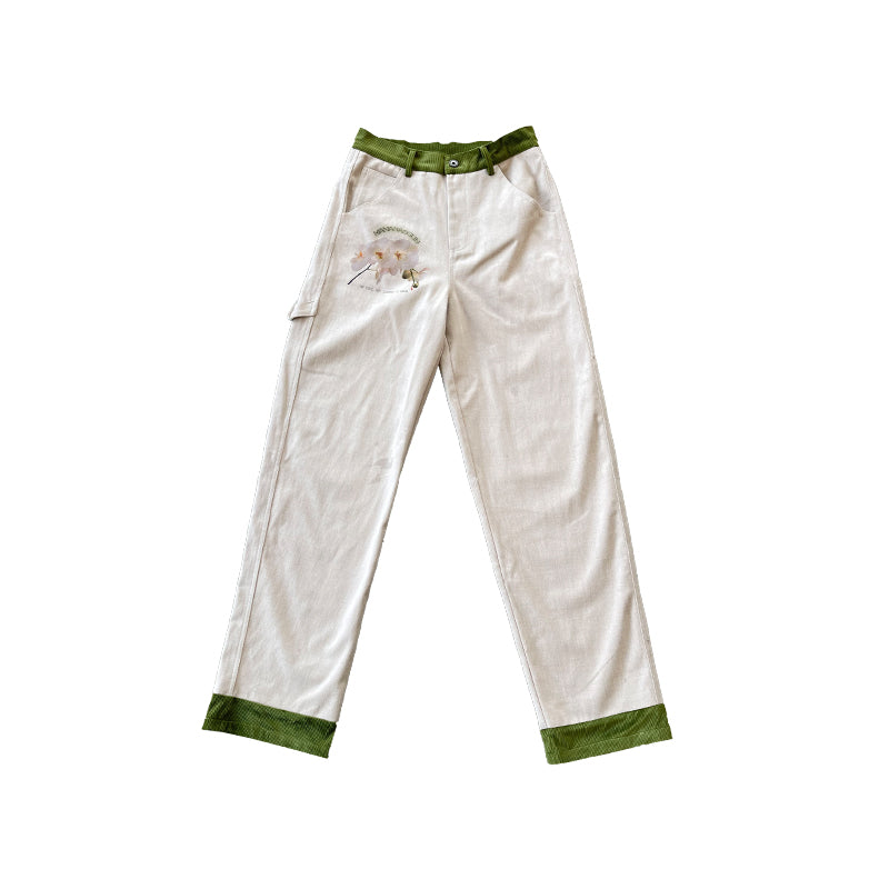 Washed Cotton Trousers