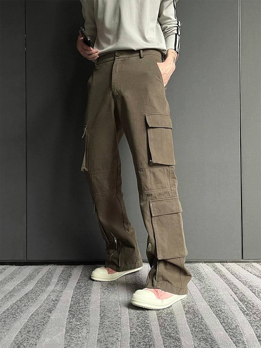 Washed Cargo Pants