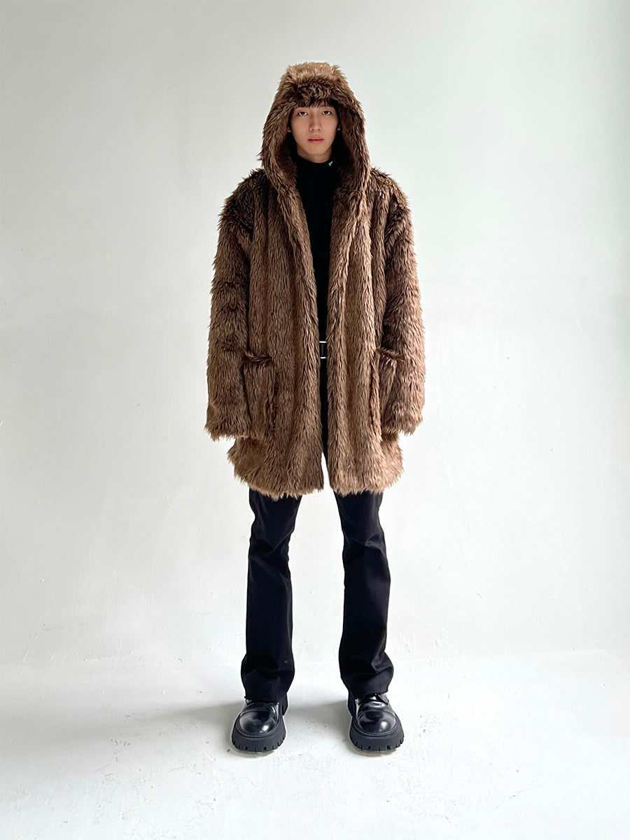 Faux Fur Coat