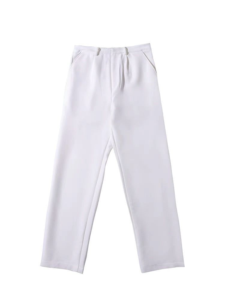 White Flared Trousers