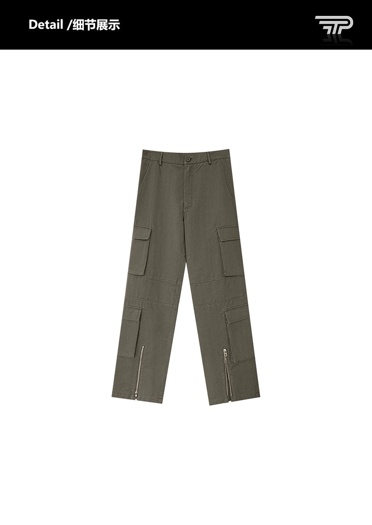 Washed Cargo Pants